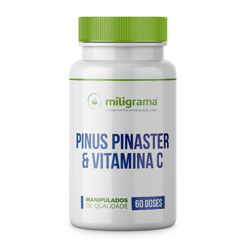 Picnogenol (Pinus Pinaster) 75mg com Vit C 500mg 60 Cápsulas